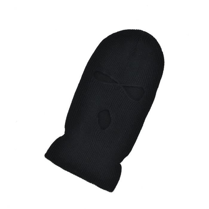 Udbrud Balaclava Distressed - Cagoule Hiver Unisexe Style Usé Pour Ski, Moto, Vélo (Taille Unique, Noir)