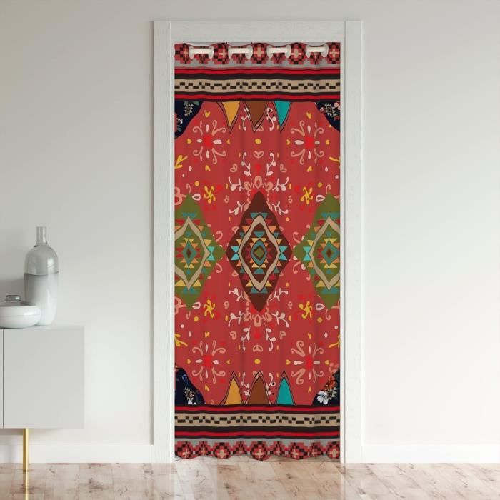 Tapis Salon Style Sud-Ouest Tribal - 50x80 Cm, Flanelle Douce, Antidérapant - 11