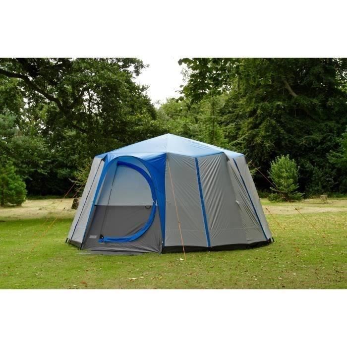 Tente - COLEMAN - Cortes Octagon 8 places - Bleu - Imperméable - Montage Manuel