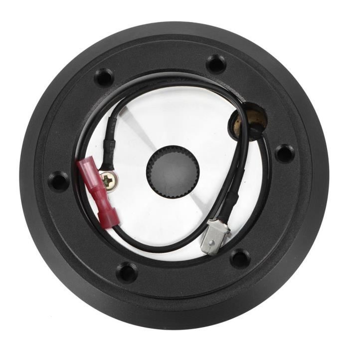 Moyeu De Volant Plat Doré à Dégagement Rapide E-4817 - Compatible Tuning & Sport Auto - 25mm De Hauteur