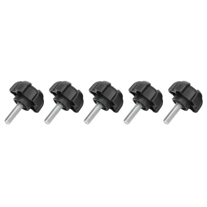 Lot De 5 Poignées étoile M6 X 7mm – Uxcell, à Filetage Femelle (neuves)
