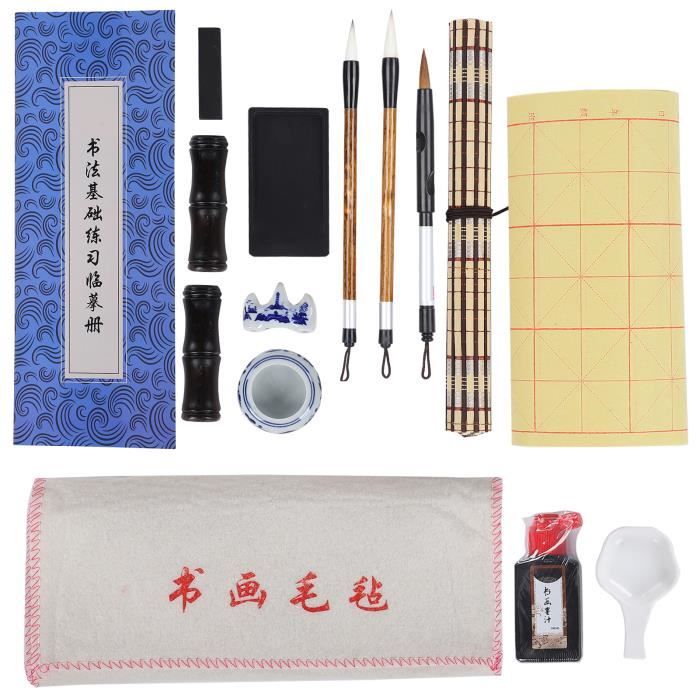 Linkstyle - Ensemble De Pinceaux De Calligraphie Chinoise Et Peinture Aquarelle Pour Débutants (Sumi)