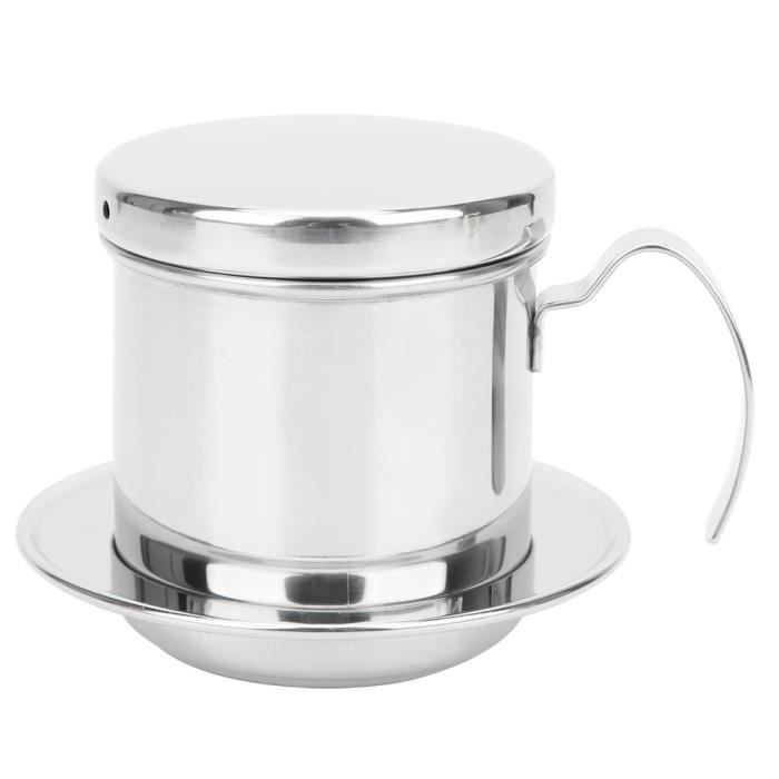 ROM Cafetière Filtre À Café Vietnamien En Acier Inoxydable, Pot Goutte
