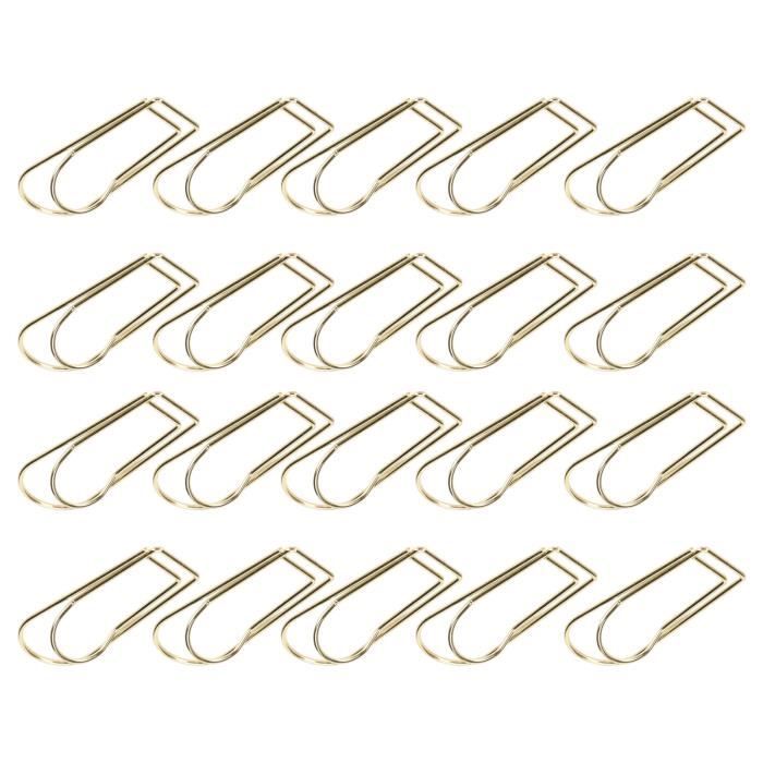 15 Pièces Métal Pen Clips Trombones Stylo Inoxydable - Porte-Stylo Pour Carnets Agendas (3 Couleurs)