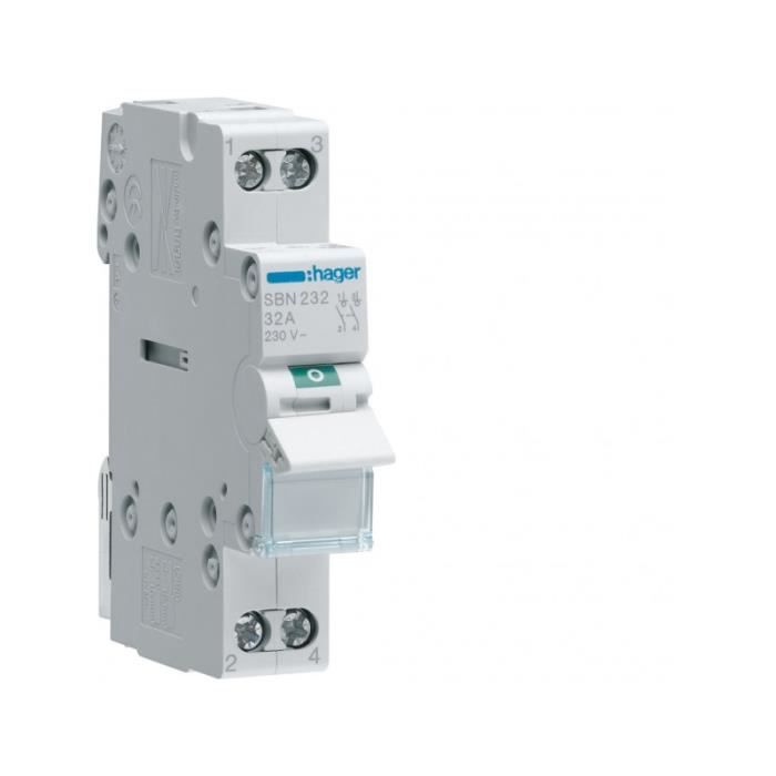 Interruptor Termomagnético Trifásico - 32Amp Hager - Ferretería Arocena