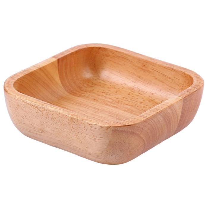 Bol En Bois Rond ISAKEN - Incassable, Réutilisable, Pour Soupe, Nouilles, Céréales, Plusieurs Tailles (9 à 15 Cm) - 6