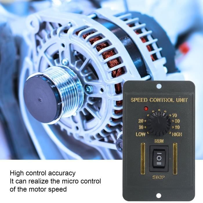 Contrôleur De Vitesse Pour Moteur BLDC Sans Capteur Hall - 7 à 12V DC - Réglage CW/CCW - DIY