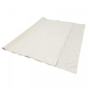 Bâche de Protection - Jago - 4x6m - Imperméable - Polyester Revêtu de PVC 650 g/m² - Gris