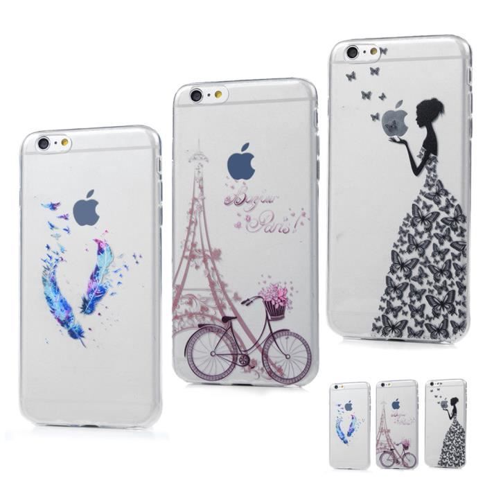 coque iphone 7 lot de 3