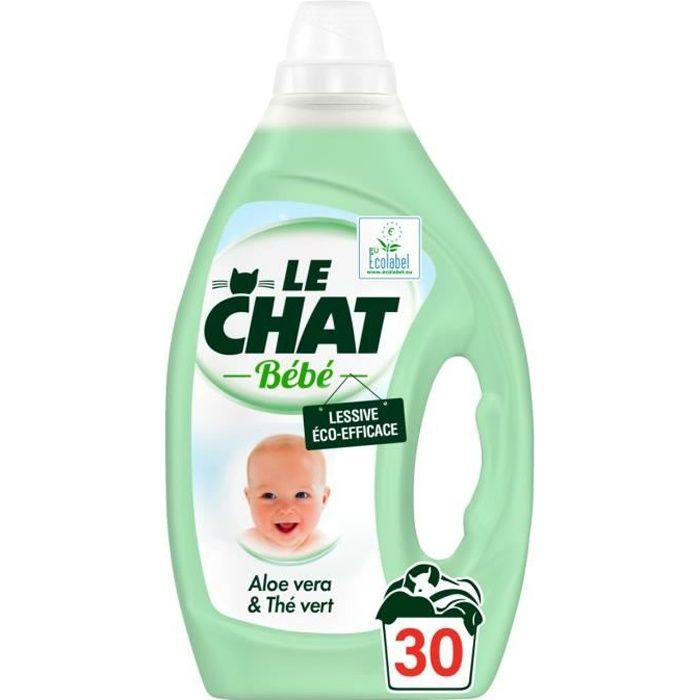 LE CHAT Bébé Lessive Eco-Efficace - 1,5 L - Cdiscount Electroménager