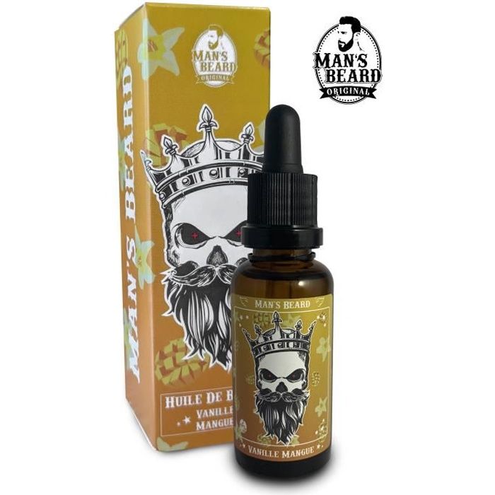 Man's Beard - Huile de Barbe parfumée - Vanille /