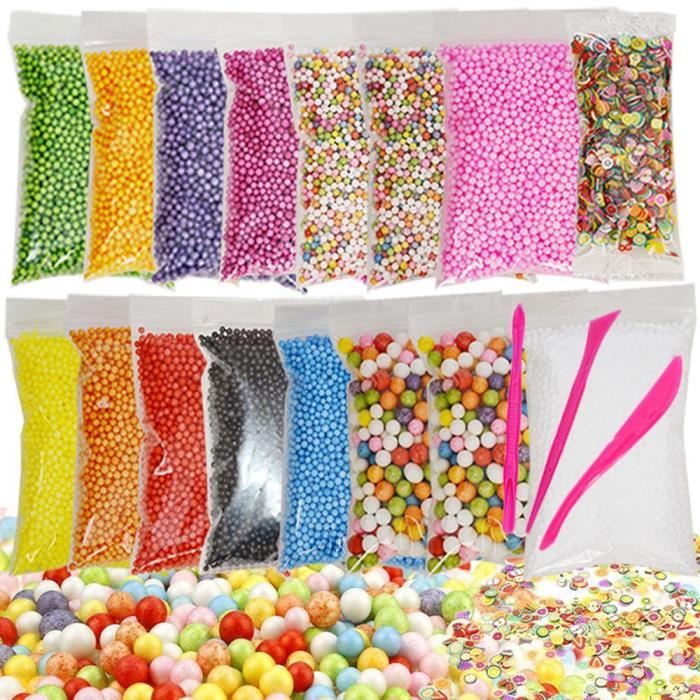 2 Sacs Boules De Mousse Polystyrène 2.5-3.5mm - Idéal Slime, Bricolage Et Décorations