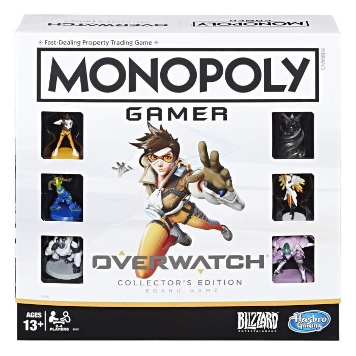 Monopoly Overwatch - Jeu de Societe Edition Collector - Jeu de Plateau - Version Française