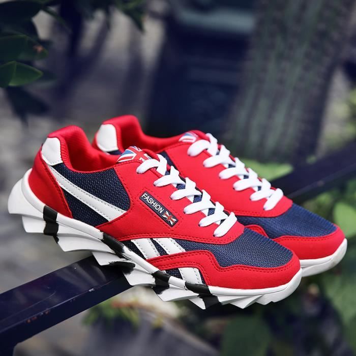 chaussure sport rouge