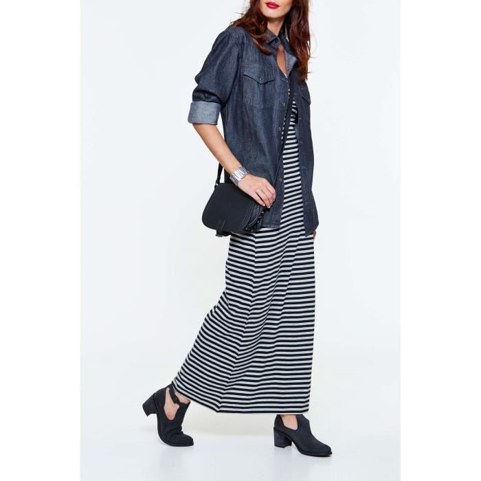 robe longue noire only