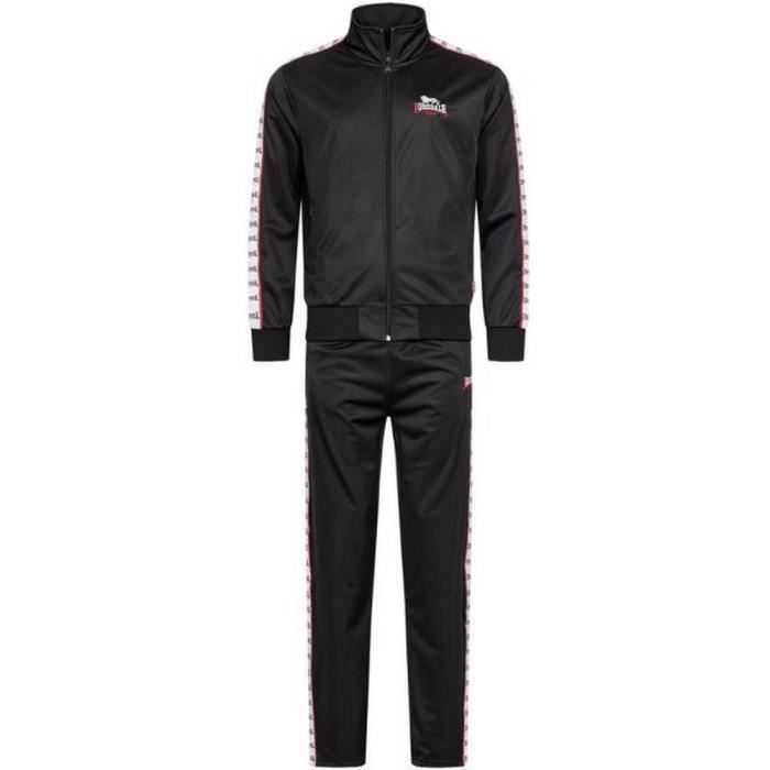 Jogging Multisport - Lonsdale - Vintage Noir - Manches longues - Respirant - 100% polyester