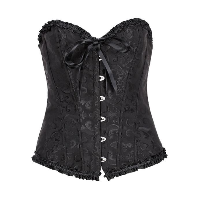 Gaine Amincissante Ventre Plat Femme - Corset Minceur Serre Taille Avec Baleines, Maille Respirante
