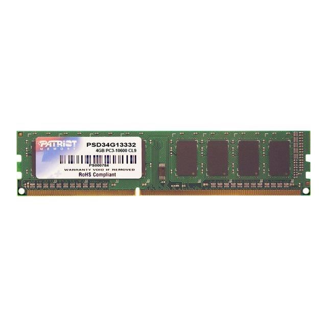 Mémoire vive DDR3 PATRIOT PSD34G133381 Go 1333 MHz PC3