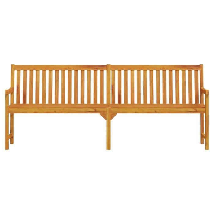 Banc De Jardin COSTWAY En Bois D'Acacia - 126x63x91 Cm, Charge 322kg, Pour 2 Personnes