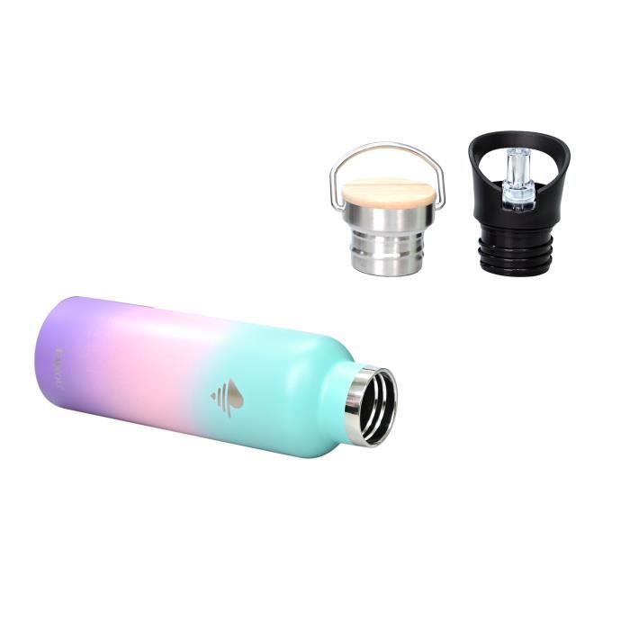 Gourde Isotherme Hydro Flask 32 Oz – Inox, Large Bouche Avec Paille