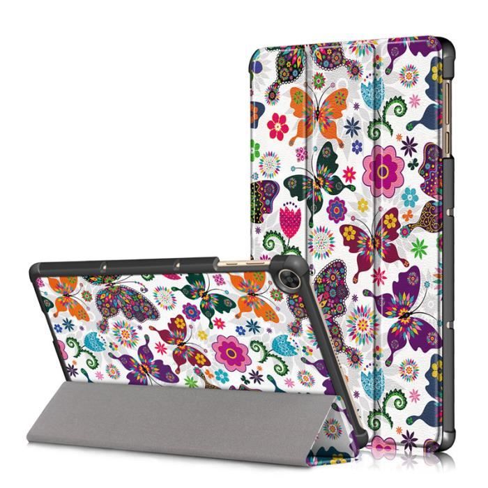 Housse étui Cuir Pour Tablette BESTTAB W90 / T90 11 Pouces - Support Intégré, Fonction Sommeil/réveil Automatique - Bleu