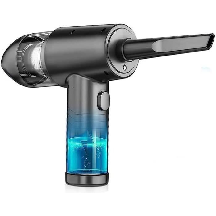 Souffleur à Poussière Électrique 130000 Tr/min - 3 Vitesses, Rechargeable 7500mAh, Souffle & Aspire, Idéal Nettoyage PC, Maison, Voiture