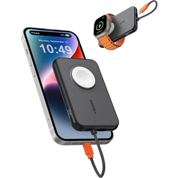 Mini batterie externe 5000mAh Type C à charge rapide LED Caractéristiques Batter Mini batterie externe 5000mAh Type C à charge rapide LED Caractéristiques Batter