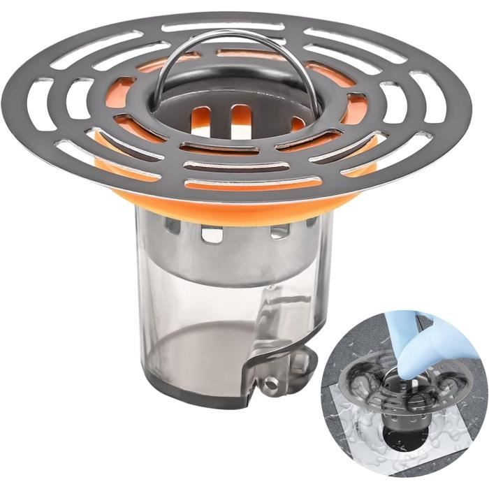 2 Pièces Clapet Anti Odeur, Bouchon pour Sol de Douche, Noyau Déodorant de Siphon de Sol de Balcon, de Cuisine et de Salle de Bain | Leroy Merlin