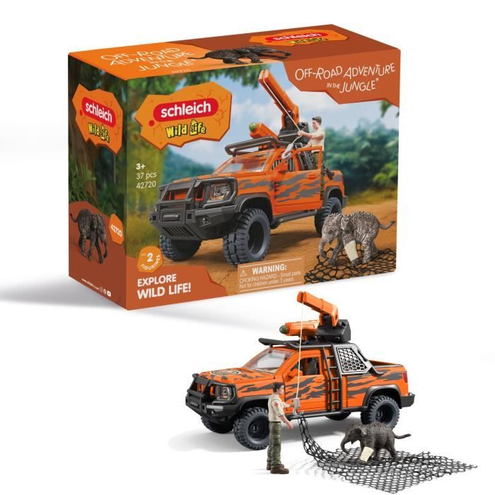 Figurine Aventures en 4x4 dans la jungle 42720 Gamme Wild Life Neuf - vue 4