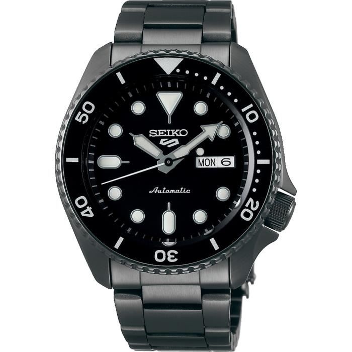 Montre - SEIKO - 5 Sports Automatique - SRPD65K1 - Etanche 10 ATM - Bracelet Acier Doré Montre - SEIKO - 5 Sports Automatique - SRPD65K1 - Etanche 10 ATM - Bracelet Acier Doré