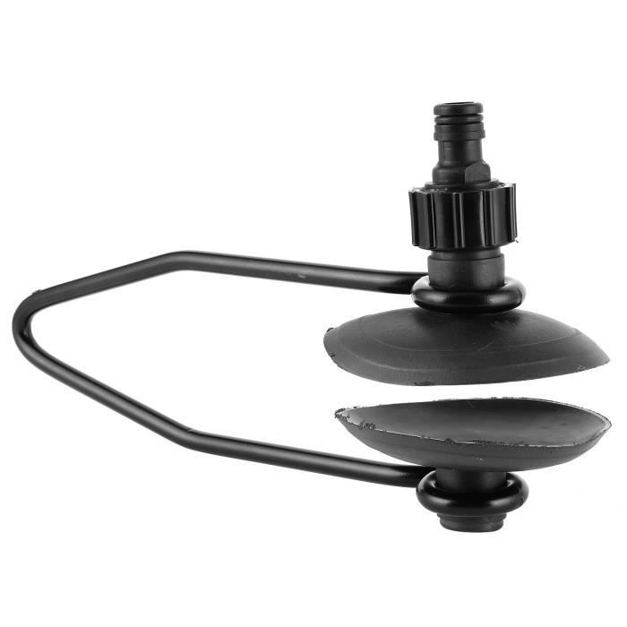 SMELEYOU Flusher Moteur Marin Hors-Bord Avec Cache Oreilles - Rinçage Eau Bateau Noir