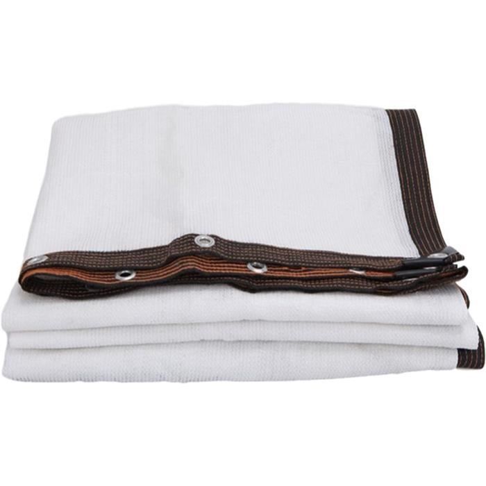 Filet D'ombrage Jardin 85% UV - Tissu Marron 4x7 M - Pour Pergola, Terrasse, Serre, Poulailler - Protection Solaire Et Intimité - 14