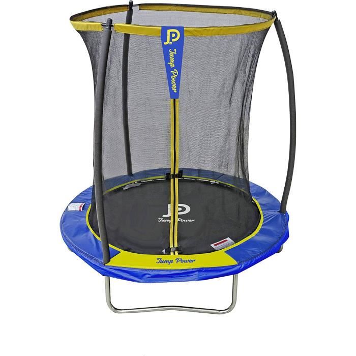 STARFLEX Trampoline Exterieur Enfant Power avec Filet de Sécurité 4