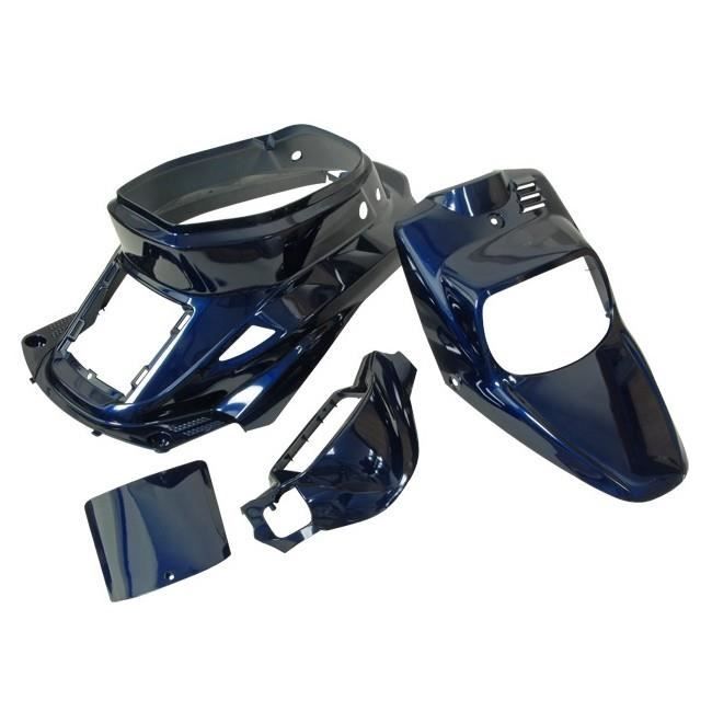 Maxtuned Kit d'habillage 4 pièces Noir métallisé Pour MBK Booster/Yamaha BWs à partir de 2004 