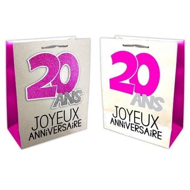 Sac Anniversaire Fuchsia Et Argent ans X1 Ref Sacp02f Cdiscount Beaux Arts Et Loisirs Creatifs