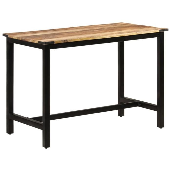 vidaXL Table à dîner Bois de manguier massif