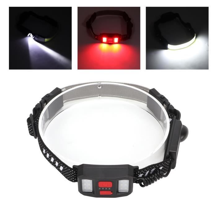 LED Lampes Frontales Etanches COB Lampe Frontale pour Camping , Casque