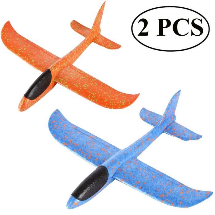 2 Pack Avion De Lancement Manuel Planeurs Modele D Avion De Mousse Planeurs D Avion De Aircraft Jouet Pour Les Enfants Bleu M296 Achat Vente Assemblage Construction Cdiscount