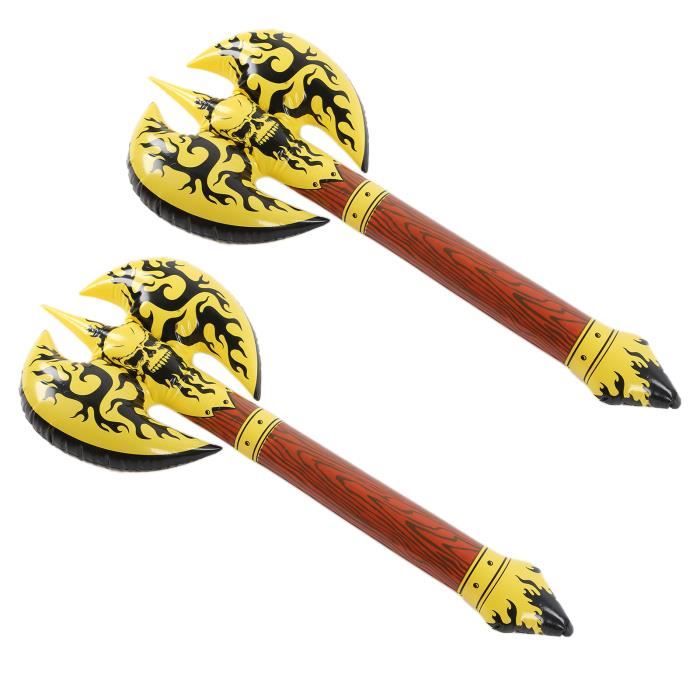 Accessoire Halloween Sanglant - Cerceau Avec Faux Couteau Et Hache - Déguisement Horreur Et Décoration Gothique