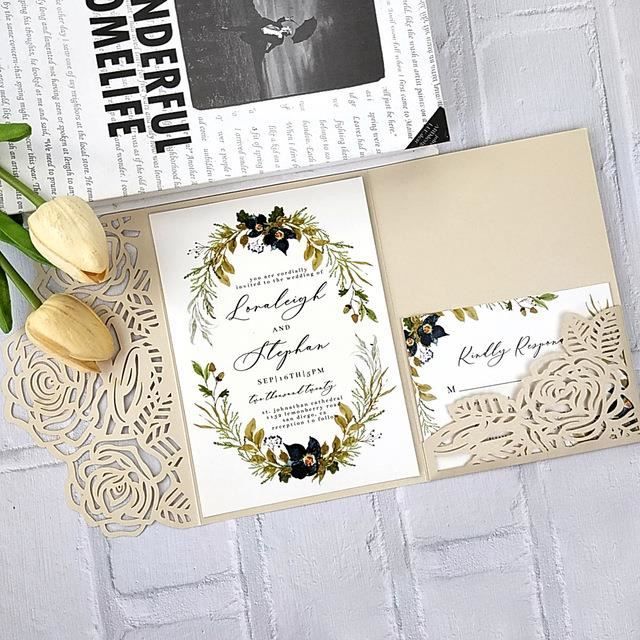 Carte Invitation Anniversaire Champagne Elegant Alcool Gratuit à