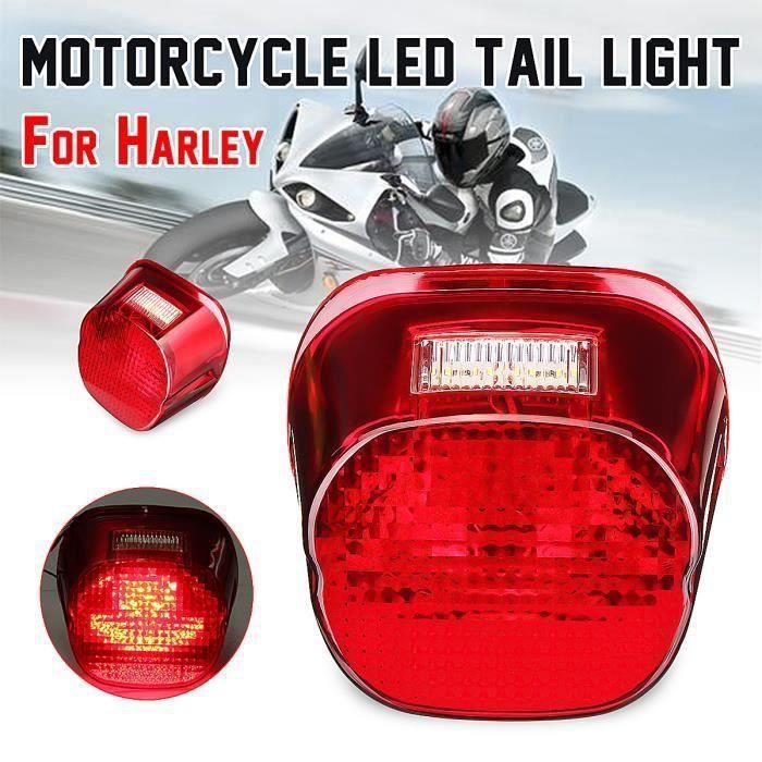 1x Feu Arrière de Moto Pour Harley Dyna Fat Boy Sportster Road King Di61773