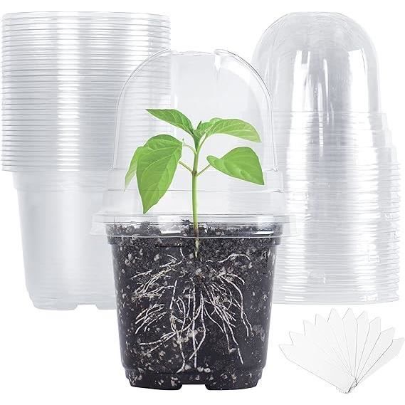 POT DE GERMINATION,--Pots de fleurs en plastique pour le jardinage, 100