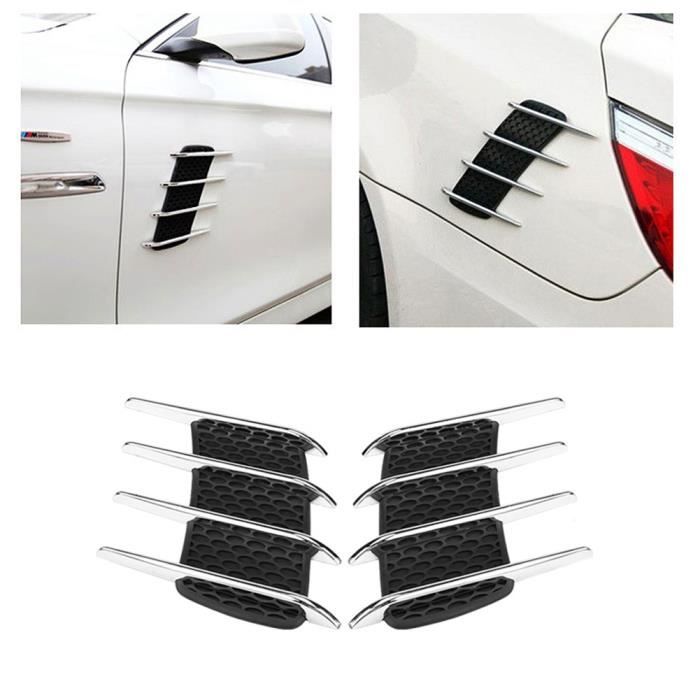 Lot de 2 grilles d'aération latérales pour voiture Lot de 2 grilles d'aération latérales pour voiture