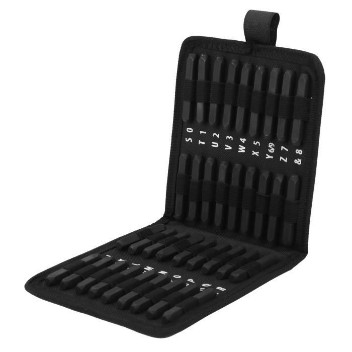 26pcs Outils De Poinçon Lettres A-Z – Tampons Métal Pour Cuir, Ceintures, Sacs & Artisanat