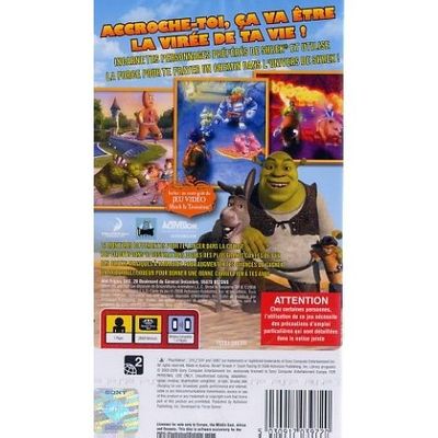 Shrek smash n crash racing - PSP - Jeu Occasion Pas Cher