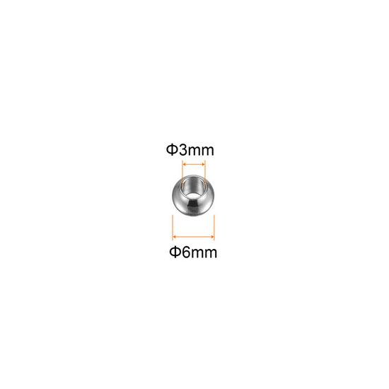Embout Rotule à Tige Filetée Femelle M8x1.25 - Alésage 8mm - Acier Inoxydable 304 - Pour Vérins, Machines - 3