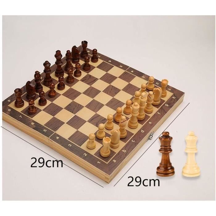 Jeu D'echec La Dame Du Jeu D'échecs Master Of Chess Echiquier Bois Avec Pieces Echecs 'Indian