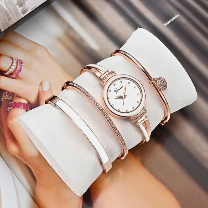 4 Pcs Montre Bracelet Pour Dames Femme Cadran Num rique En