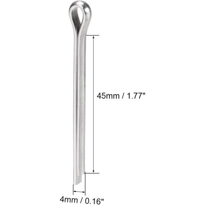 30 Tiges Acier Inoxydable 40x2mm - Pour Modèles RC, Essieux Miniatures Et DIY