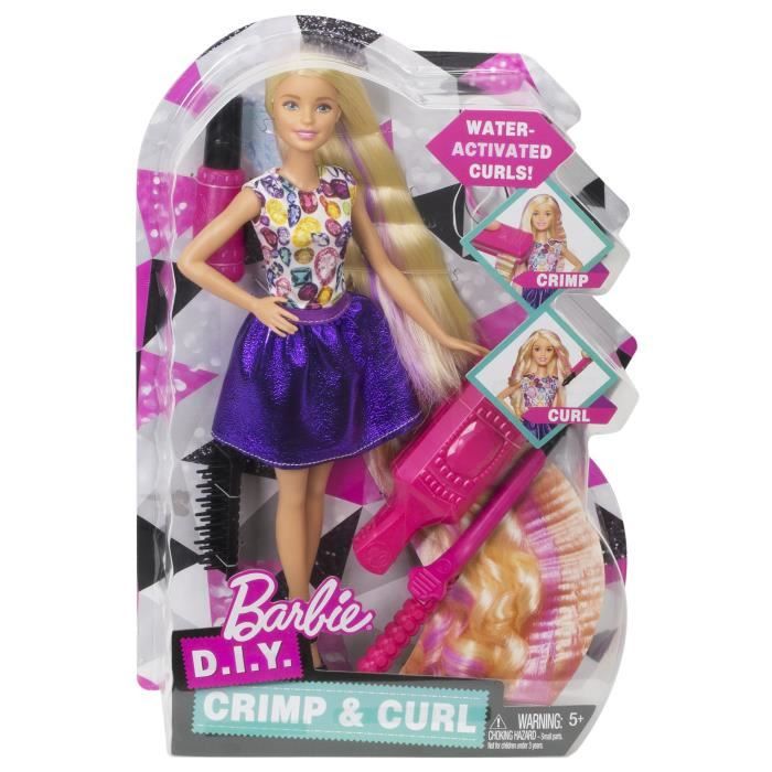 Barbie boucle et couleur cheap